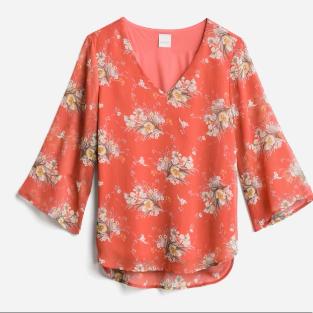 Kaileigh Carra V- Neck Blouse